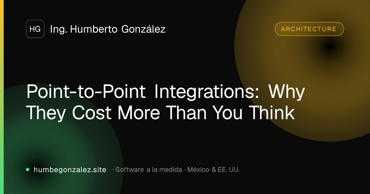 Point-to-Point Integrations: Why They Cost More Than You Think